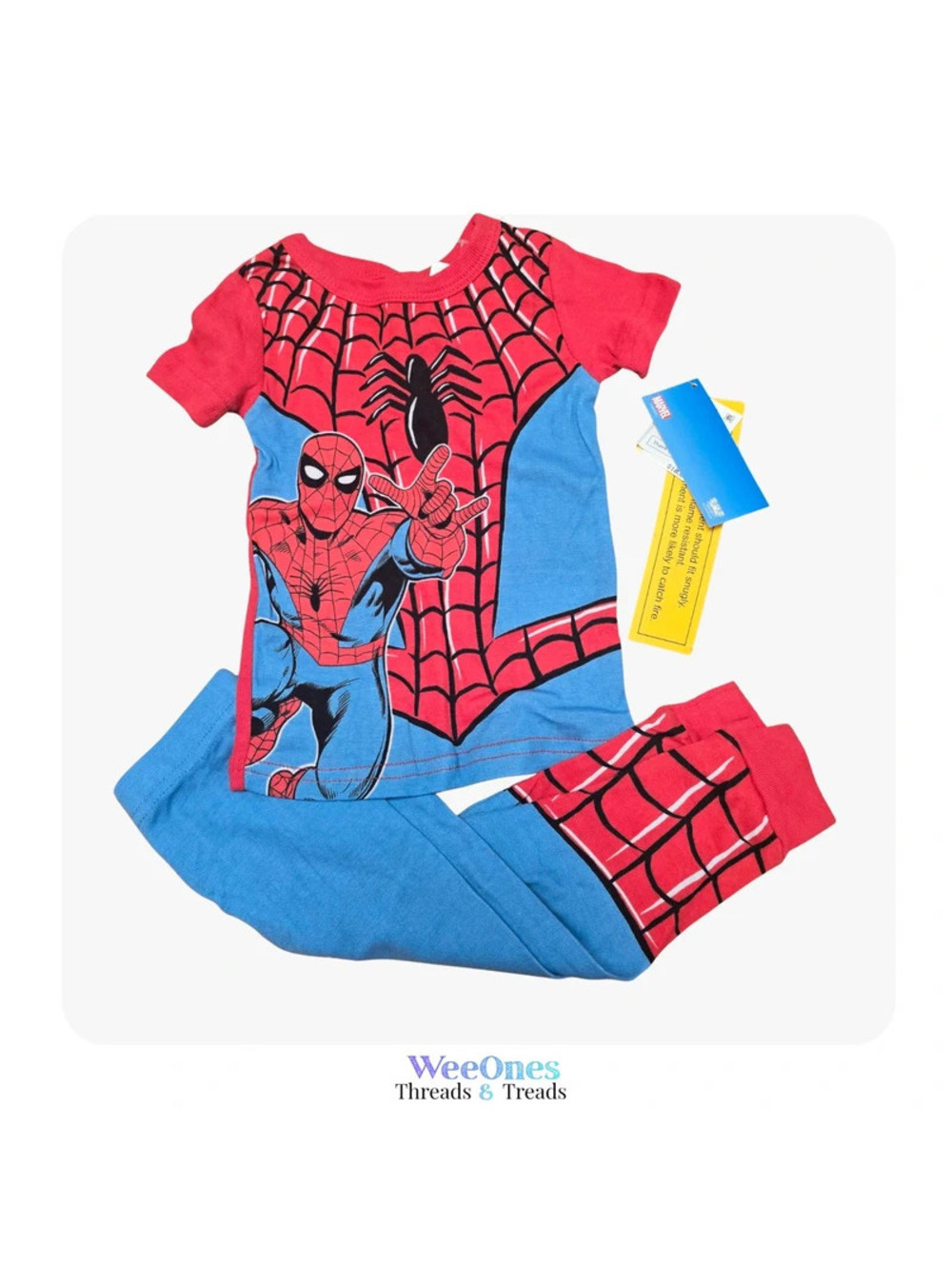 Marvel Spider-Man 2-Piece Pajama Set NWT 18M Toddler Boys